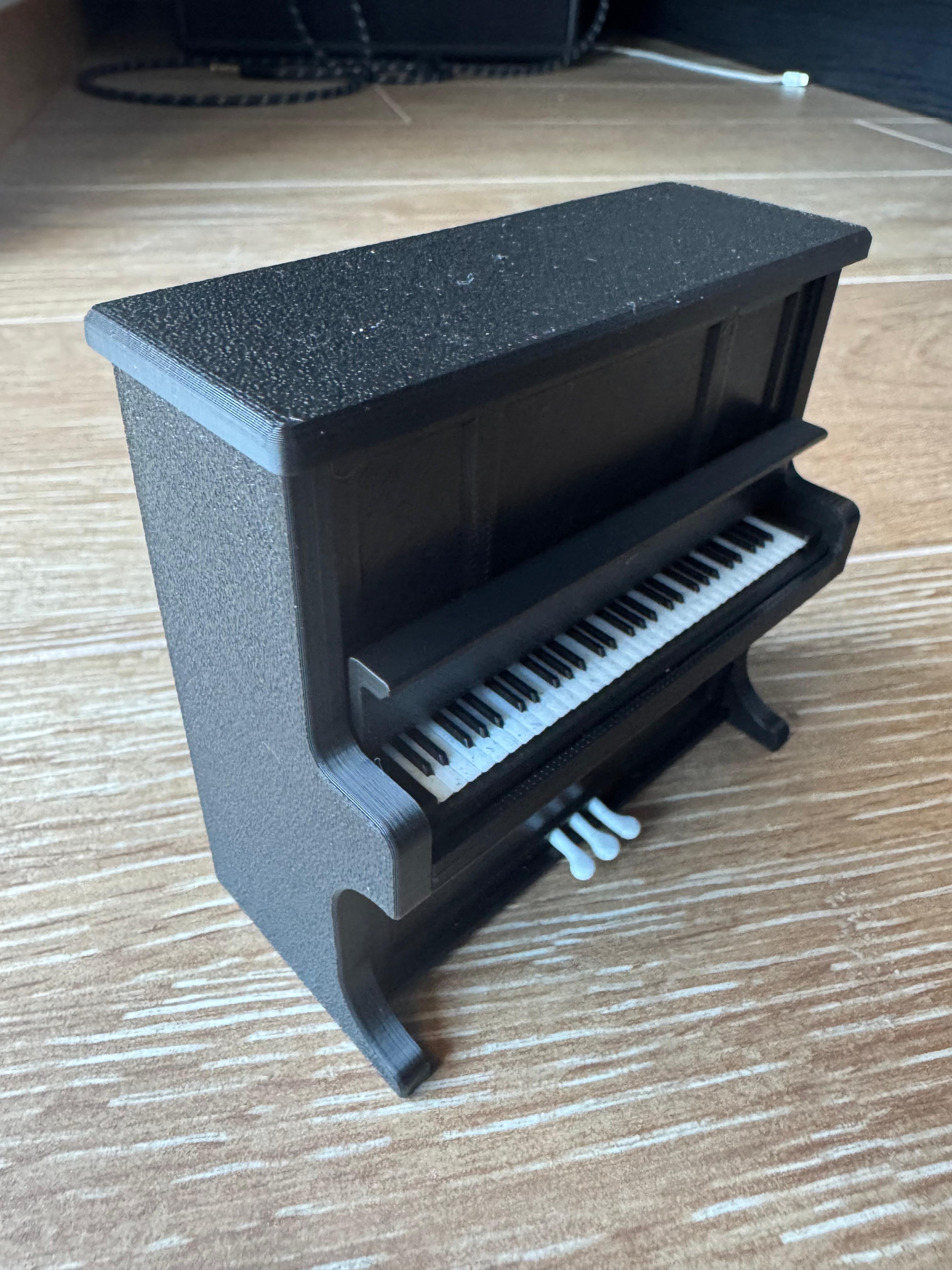 Piano Caixinha de Música